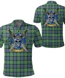 Clothing - MacThomas Ancient Tartan Polo Shirt Celtic Scottish Warrior - Golf Shirt