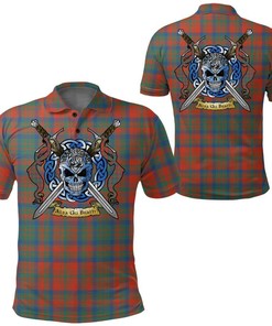 Clothing - Matheson Ancient Tartan Polo Shirt Celtic Scottish Warrior - Golf Shirt