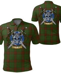 Clothing - Maxwell Hunting Tartan Polo Shirt Celtic Scottish Warrior - Golf Shirt