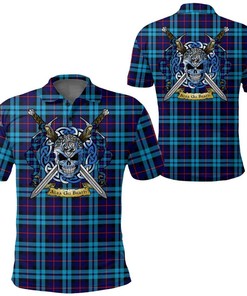 Clothing - McCorquodale Tartan Polo Shirt Celtic Scottish Warrior - Golf Shirt