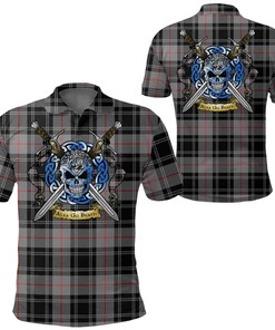 Clothing - Moffat Modern Tartan Polo Shirt Celtic Scottish Warrior - Golf Shirt