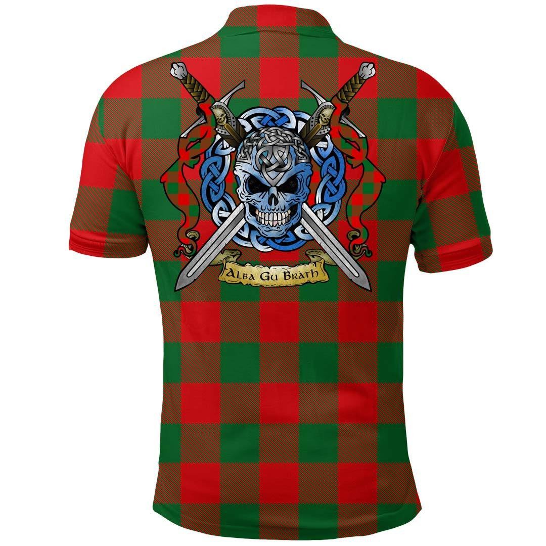 Clothing - Moncrieffe Tartan Polo Shirt Celtic Scottish Warrior - Golf Shirt - Image 2