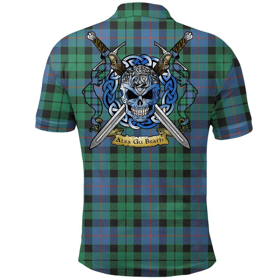 Clothing - Morrison Ancient Tartan Polo Shirt Celtic Scottish Warrior - Golf Shirt - Image 2