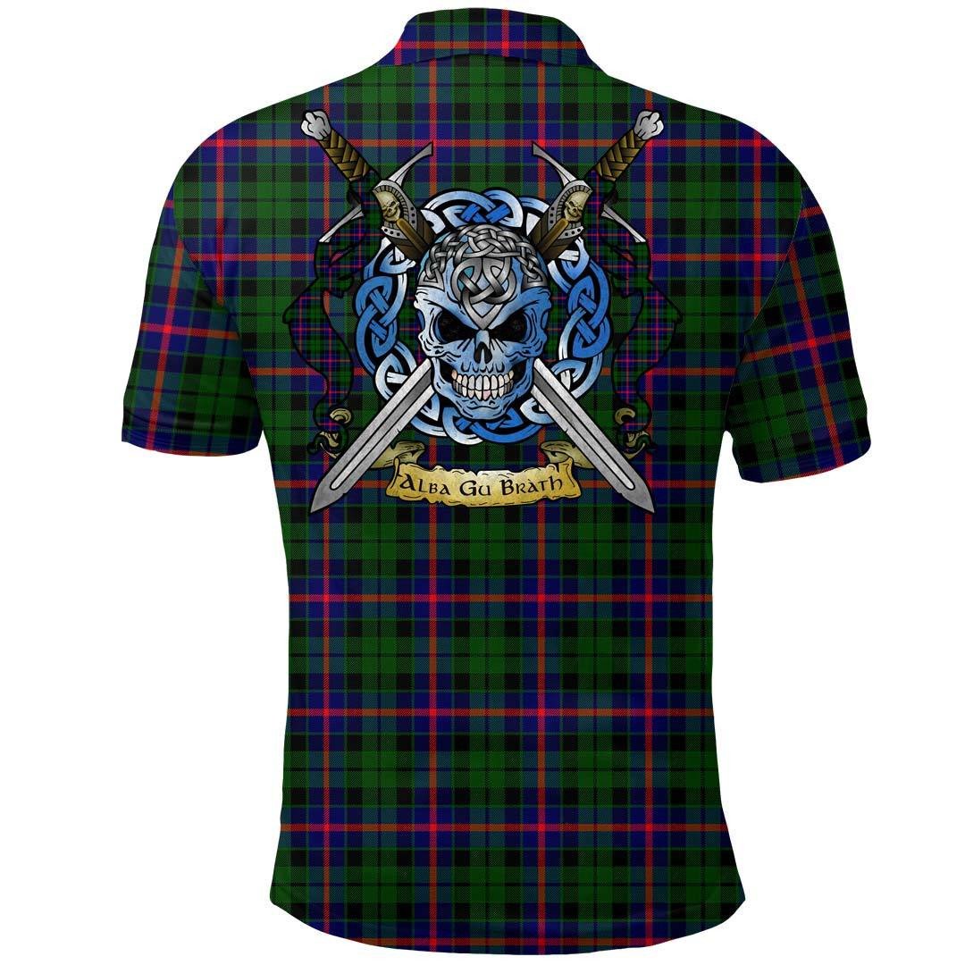 Clothing - Morrison Modern Tartan Polo Shirt Celtic Scottish Warrior - Golf Shirt - Image 2