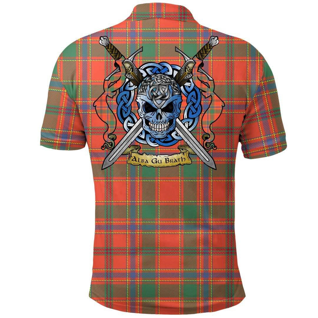 Clothing - Munro Ancient Tartan Polo Shirt Celtic Scottish Warrior - Golf Shirt - Image 2