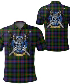 Clothing - Murray of Atholl Modern Tartan Polo Shirt Celtic Scottish Warrior - Golf Shirt