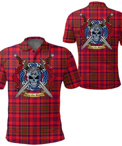 Clothing - Murray of Tulloch Modern Tartan Polo Shirt Celtic Scottish Warrior - Golf Shirt