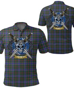 Clothing - Ogilvie of Airlie Ancient Tartan Polo Shirt Celtic Scottish Warrior - Golf Shirt