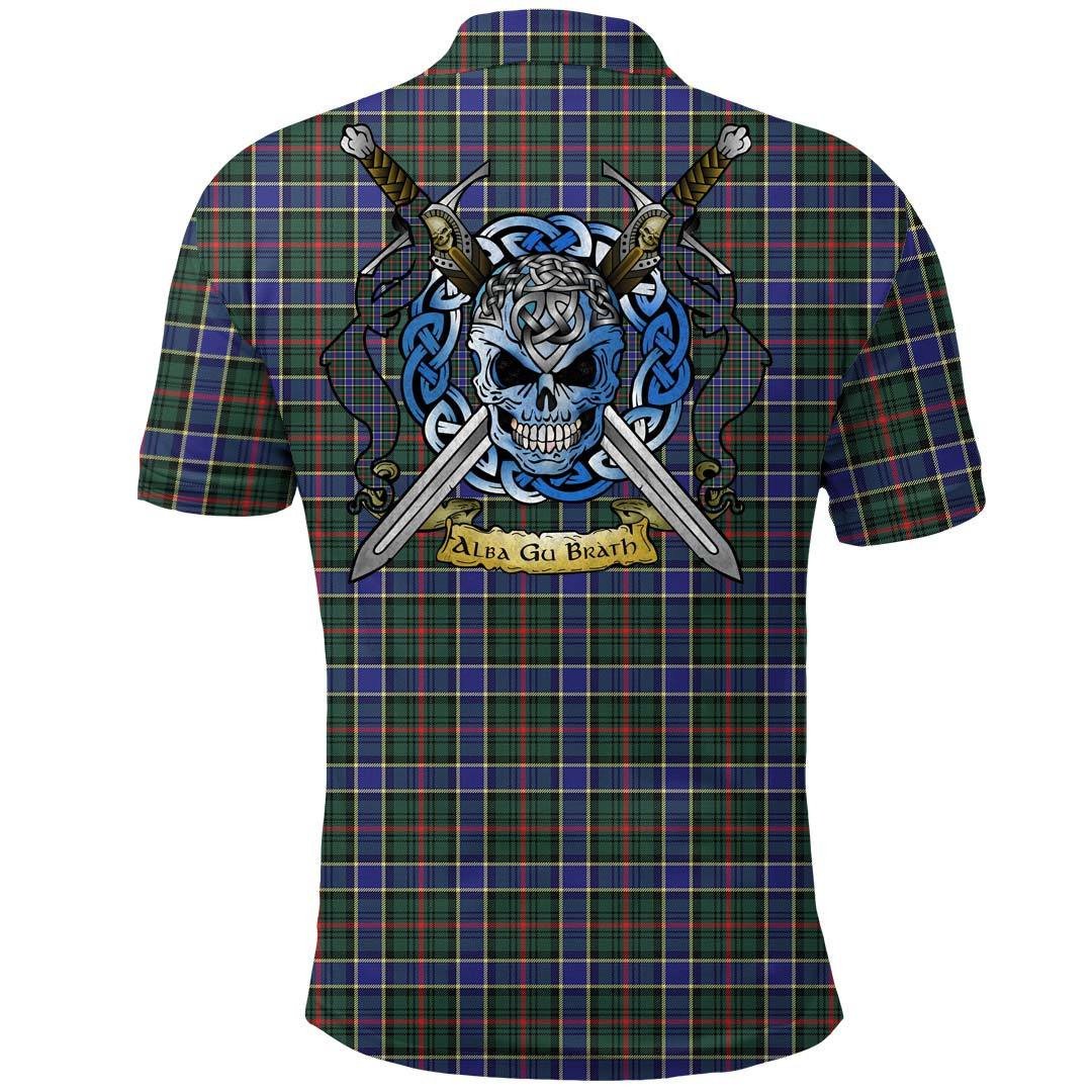 Clothing - Ogilvie of Airlie Ancient Tartan Polo Shirt Celtic Scottish Warrior - Golf Shirt - Image 2