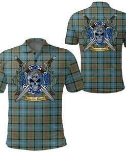 Clothing - Paisley District Tartan Polo Shirt Celtic Scottish Warrior - Golf Shirt