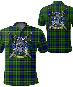 Clothing - Rollo Modern Tartan Polo Shirt Celtic Scottish Warrior - Golf Shirt