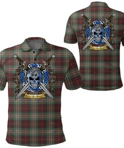 Clothing - SCOTT BROWN ANCIENT Tartan Polo Shirt Celtic Scottish Warrior - Golf Shirt