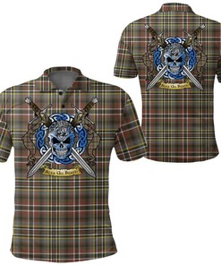 Clothing - SCOTT GREEN WEATHERED Tartan Polo Shirt Celtic Scottish Warrior - Golf Shirt