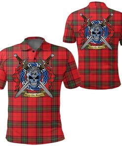 Clothing - Seton Modern Tartan Polo Shirt Celtic Scottish Warrior - Golf Shirt
