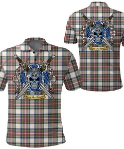 Clothing - Stewart Dress Ancient Tartan Polo Shirt Celtic Scottish Warrior - Golf Shirt