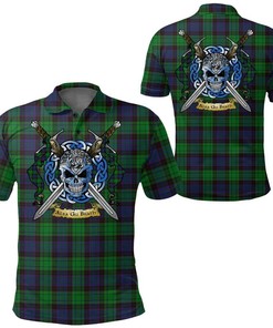 Clothing - Stewart Old Modern Tartan Polo Shirt Celtic Scottish Warrior - Golf Shirt