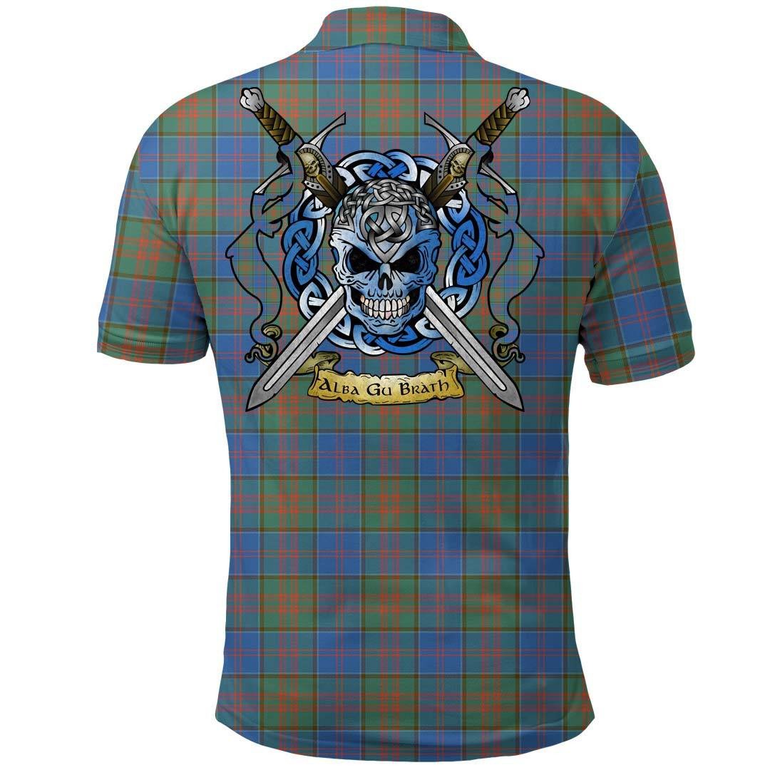 Clothing - Stewart of Appin Hunting Ancient Tartan Polo Shirt Celtic Scottish Warrior - Golf Shirt - Image 2