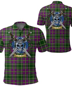 Clothing - Taylor Weathered Tartan Polo Shirt Celtic Scottish Warrior - Golf Shirt