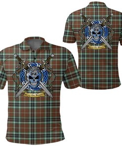 Clothing - Thomson Hunting Modern Tartan Polo Shirt Celtic Scottish Warrior - Golf Shirt