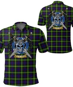 Clothing - Watson Modern Tartan Polo Shirt Celtic Scottish Warrior - Golf Shirt