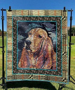 Cocker Spaniel Dog Personalized Quilt Blanket Bedding Set for Home Decoration and Family Gifts