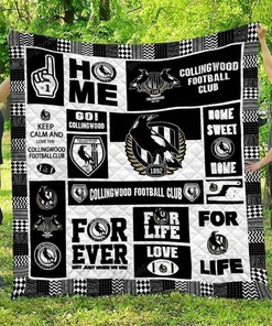 Collingwood Football Club Ver 01 All Season Plus Size Quilt Bedding Set Blanket