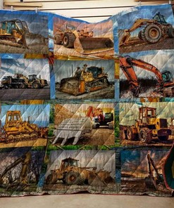 Cool Tool Of Heavy Equipment Operator Blanket Quilt Bedding Set Bedroom Decor, Gifts for Family