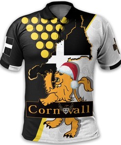 Cornwall Celtic Polo shirt – Cornwall One and All Xmas Version