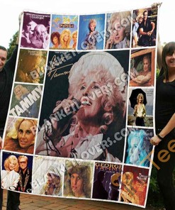 Country Music Icon Tammy Wynette Quilt Bedding Set Blanket - Great for Family Gifts and Home Decor