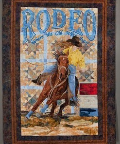 Cowboy Quilt Bedding Set Personalized with Custom Name for Bedroom Decor, Family Gifts
