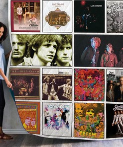 Cream Albums Quilt Blanket Bedding Set - Great for Bedroom Decor and Family Gifts