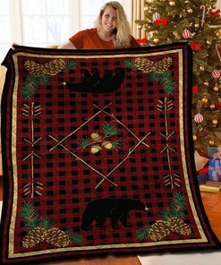 Create Lasting Memories with Personalized Bear Quilt Bedding Set - Great for Family Gifts and Bedroom Decoration