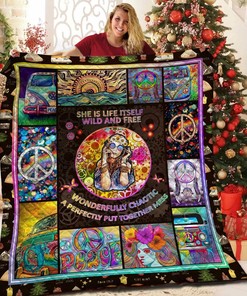 Create Your Own Boho Hippie Quilt Bedding Set Ideal for Home Decoration and Picnics