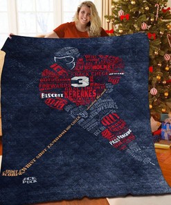 Create Your Own Hockey Quilt Bedding Set - Customizable with Your Name or Favorite Saying - Great for Family Gifts