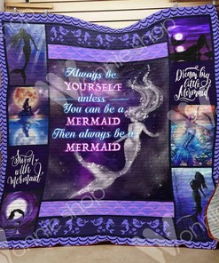 Create Your Own Mermaid Quilt Bedding Set Blanket for Family Gifts