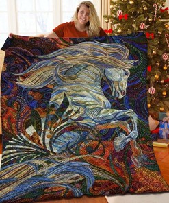 Create a Customized Horse Quilt Bedding Set to Add Your Own Touch to Bedroom Decor and Make Family Gifts