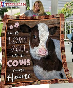 Create a Personalized Cow Quilt Bedding Set for Bedroom Decor and Picnics