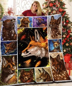 Create a Personalized Fox Quilt Bedding Set for Your Home Decor and Picnic Adventures