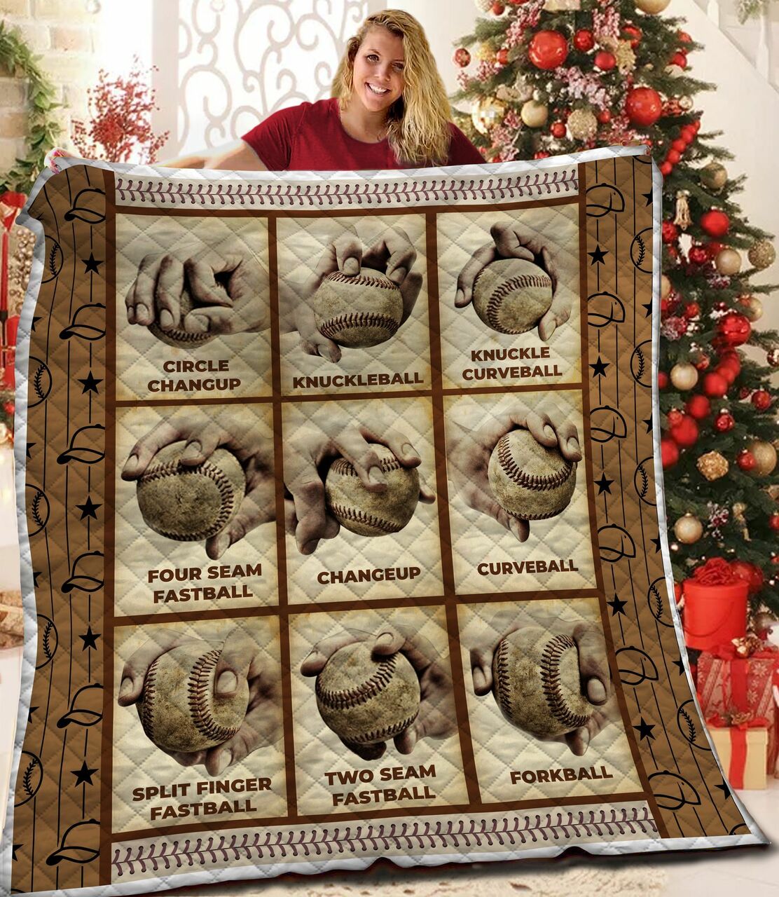 Create a Unique Bedroom with Personalized Baseball Quilt Bedding Set, Gifts for Family