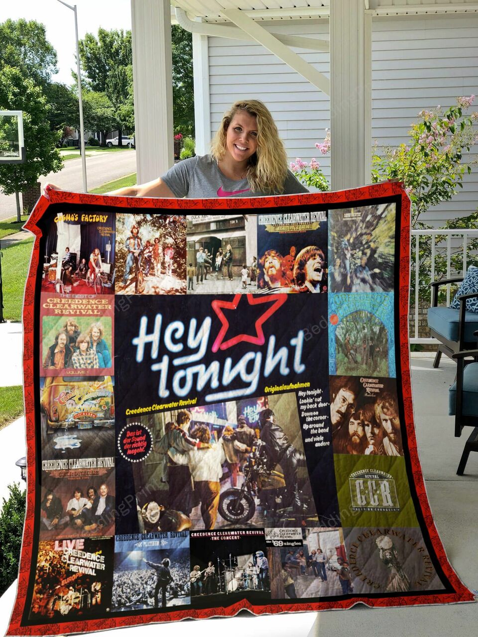 Creedence Clearwater Revival Albums Cover Poster Quilt Bedding Set Blanket