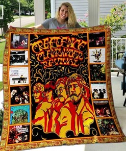 Creedence Clearwater Revival Personalized Quilt Bedding Set for Bedroom Decor and Family Gifts