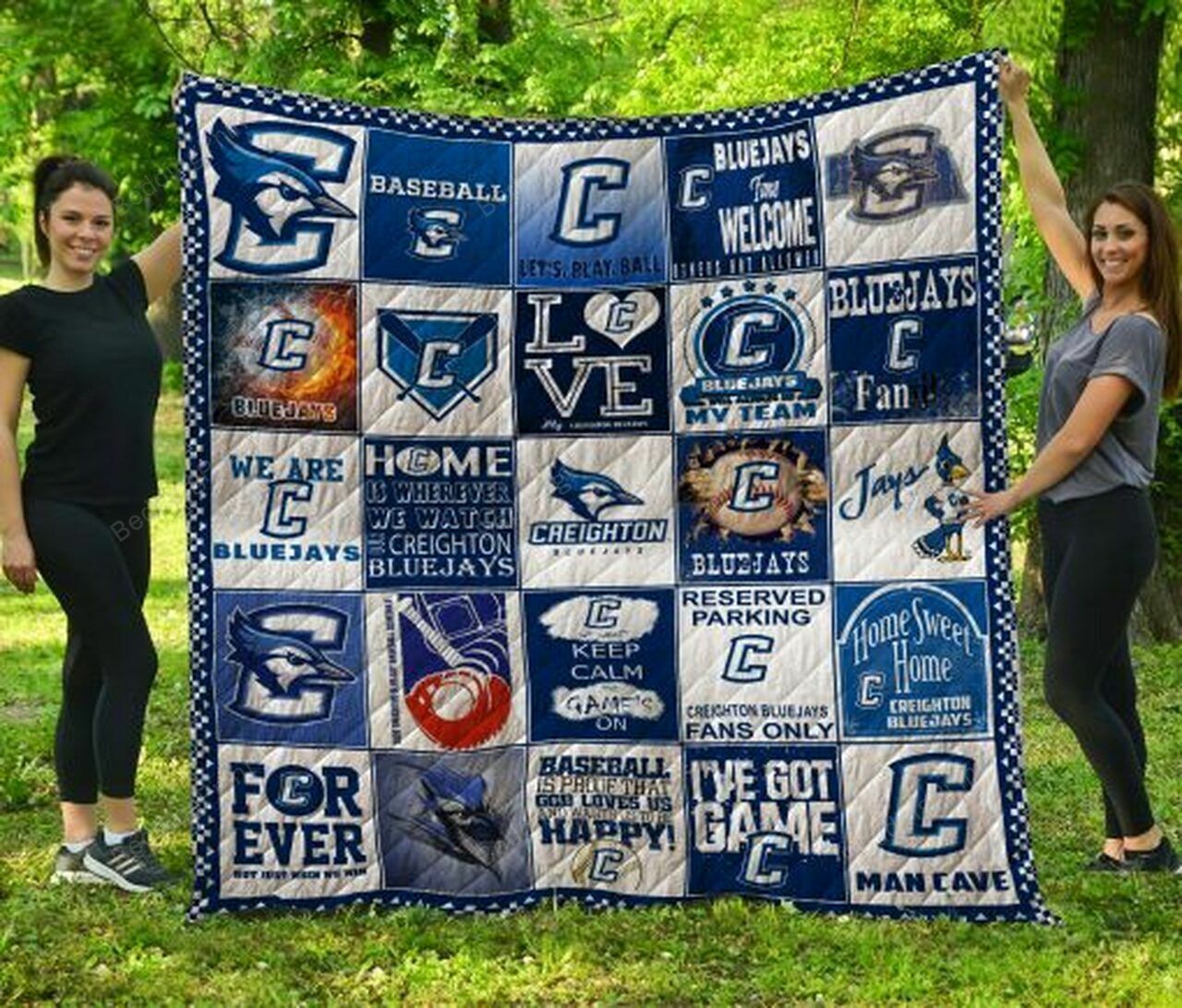 Creighton Bluejays Quilt Bedding Set Blanket - Suitable for Home Decoration and Gifts for Fans