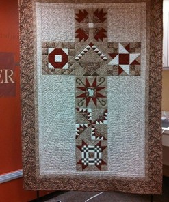 Cross Quilt Bedding Set Bedroom Decor, Gifts for Family