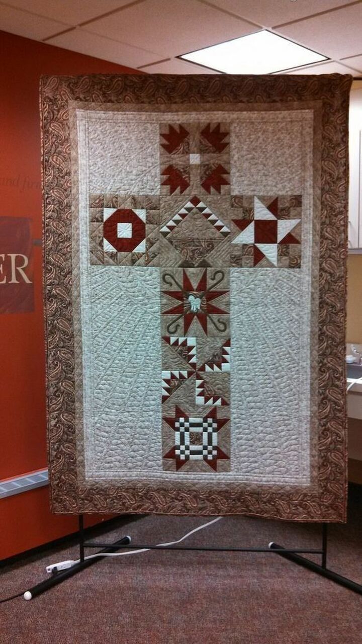 Cross Quilt Bedding Set Bedroom Decor, Gifts for Family