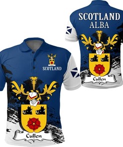 Cullen Scottish Family Crest Scotland Special Polo Shirt - Golf Shirt