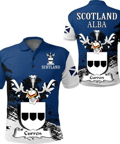 Curren Scottish Family Crest Scotland Special Polo Shirt - Golf Shirt