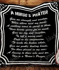 Custom A Nurse's Prayer Quilt Bedding Set - Great for Bedroom Decor and Family Gifts
