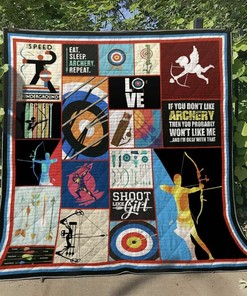 Custom Archery Quilt Bedding Set Blanket - Great for Home Decoration and Family Gifts