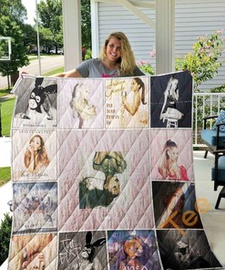 Custom Ariana Grande Blanket Quilt Bed Set Great for Bedroom Decor and Family Gifts