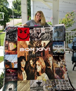 Custom Bon Jovi Bedding Set Blanket - Great for Home Decoration and Family Gifts